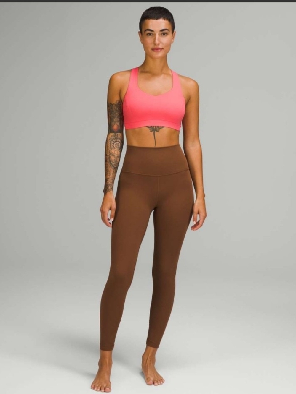 Lululemon Align High-Rise Pant 25" Roasted Brown size 8
